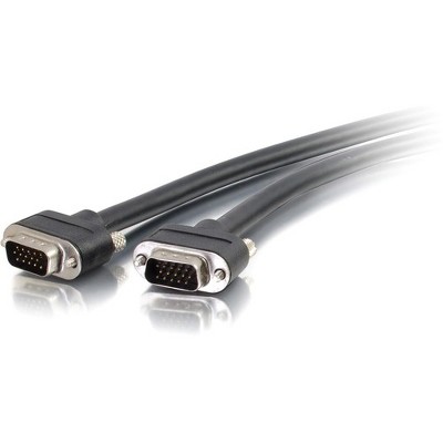 C2G 15ft VGA Cable - Select VGA Video Cable M/M - In-Wall CMG-Rated - VGA for Monitor, Video Device - 15 ft - 1 x HD-15 Male VGA - 1 x HD-15 Male VGA