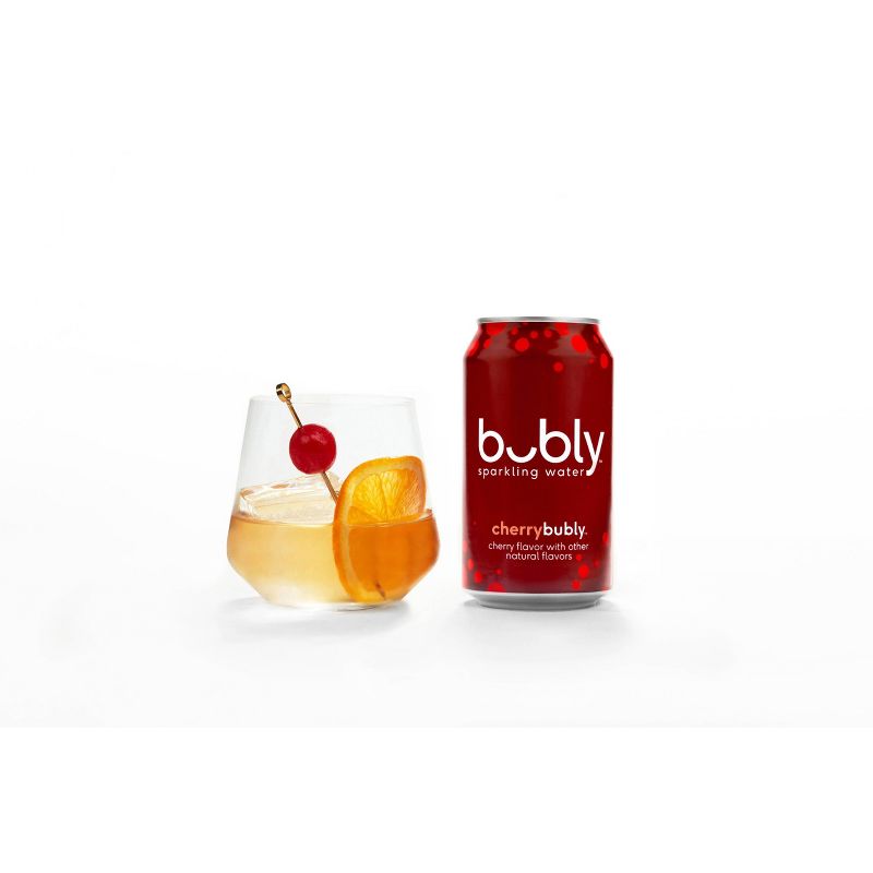 bubly Cherry Sparkling Water - 16 fl oz Can, 5 of 6