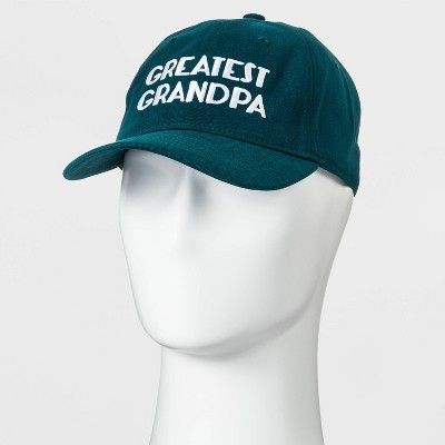 Men's Baseball Greatest Grandpa Baseball Hat - Goodfellow & Co™ Teal