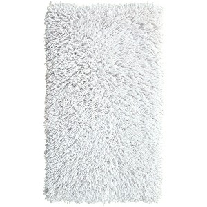 Knightsbridge Melbourne 220 GSF Non Skid Back Bath Rug 21 x 34 - White - 1 of 3