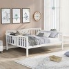 Streamdale Full size Daybed, Wood Slat Support, White - 2 of 4