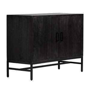 MH London Dottie 40" Solid Wood with Gold Metal Legs Sideboard - 1 of 4