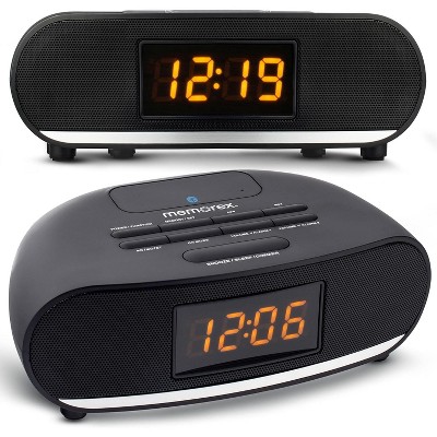 Memorex CR160 Bluetooth Clock Radio with USB charging function