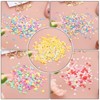 Unique Bargains Star and Moon Shap Mix-colored Faux Clay Sprinkles Yellow&Blue&Pink&White 100g - 3 of 4