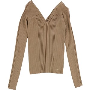 GUESS Womens Ribbed Knit Sweater - 1 of 2