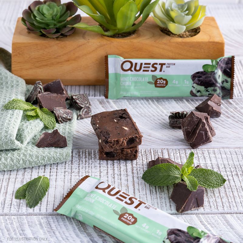 Quest Nutrition Protein Bar - Mint Chocolate Chunk, 3 of 12