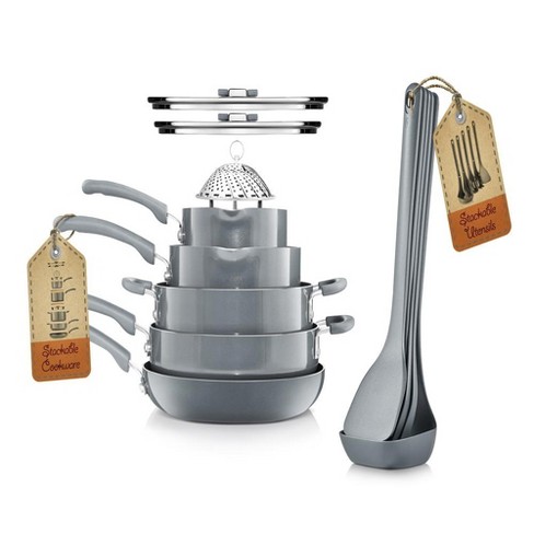 13pcs/set Kitchen Cookware Set In Gift Box For Cooking, Including Pans, Pots  And Cooking Utensils, Ideal For Corporate Gifts And Employee Benefits