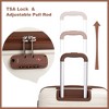 Kumasinova Luggage Sets 5 Pcs,Lightweight PP Hardshell Suitcases with TSA Lock Carry On Suitcase Luggage,Airline-Approved,20"24"28" - 2 of 4