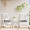vidaXL Chair Cushion Set of 2 Grey - 2 of 4