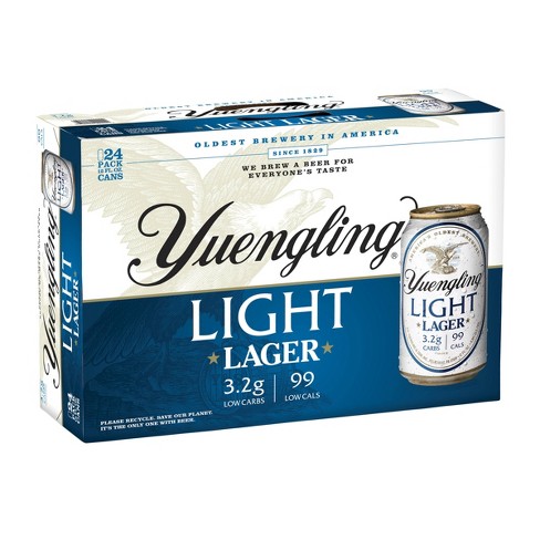 Yuengling Light Lager Beer - 24pk/12 Fl Oz Cans : Target