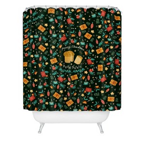 Valeria Frustaci Merry Christmas panettone Shower Curtain - Deny Designs - 1 of 3