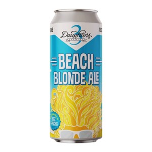 3 Daughters St. Pete Beach Blonde Ale Beer - 6pk /16oz Cans - 1 of 3