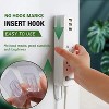 LunaLulinlk Transparent Double-Sided Adhesive Wall Hooks, Nail-Free and Damage-Free, Strong Self-Stick Hangers - 3 of 4