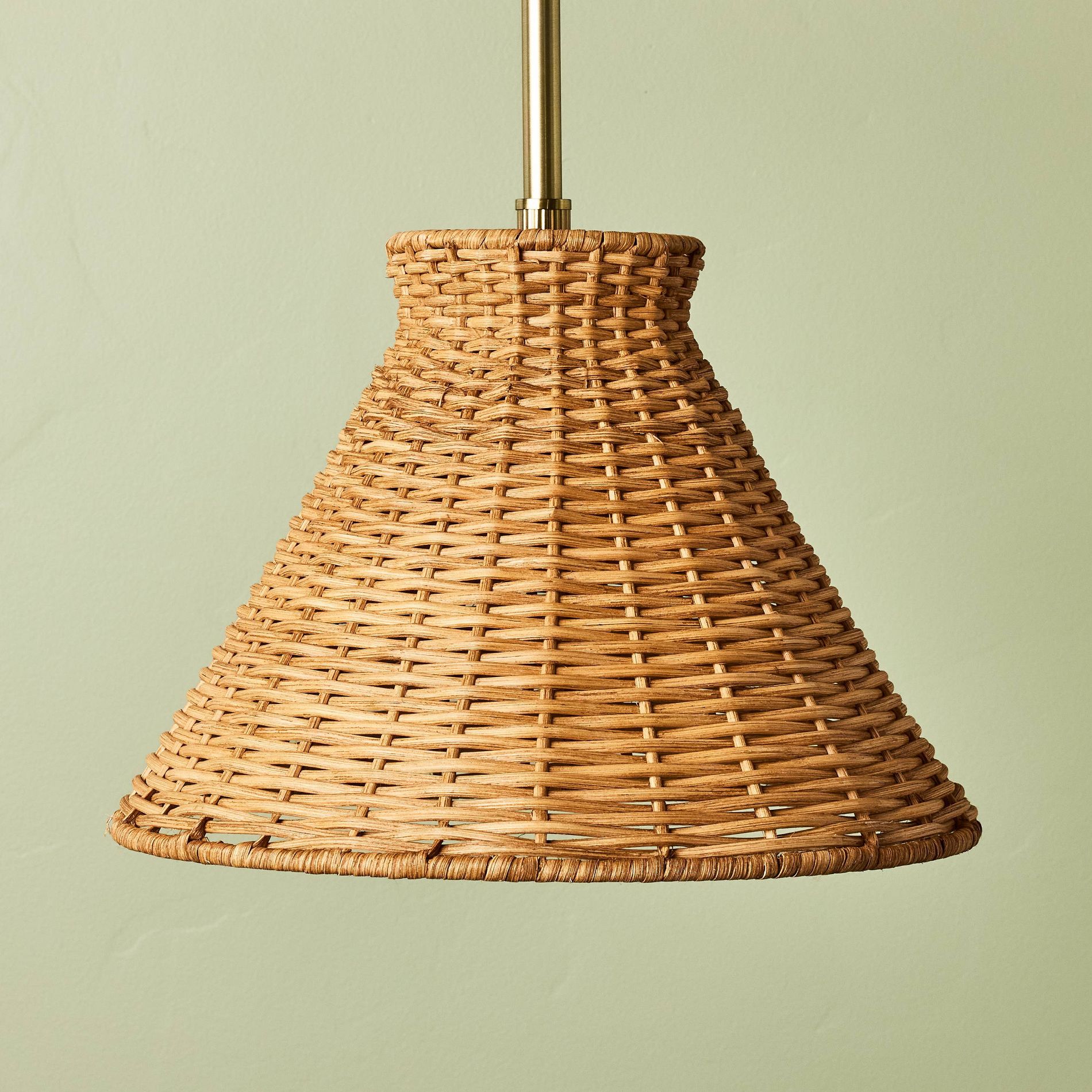 Brass with Rattan Shade Pendant Light - Hearth & Hand™ with Magnolia