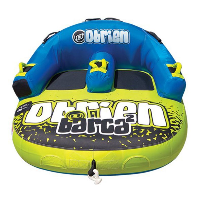 O'Brien Watersports Kickback Inflatable 2 Person Towable Boat Tube Raft, 3 of 8