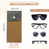 Unique Bargains Felt Soft Portable Storage Scratch-Resistant Eyeglasses Bag 2 Pcs - 2 of 4