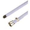 Allegra K Women's Skinny Embossed Faux Leather Alloy Pin Buckle Jeans Dresses Pants Belt - 2 of 4