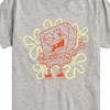 Boys' - SpongeBob SquarePants - Spongebob With Flowers Short Sleeve Graphic T-Shirt - 2 of 4