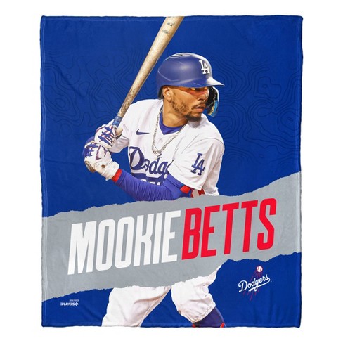 Mookie Betts Los Angeles LA Dodgers MLB Baseball Black Crew Tee