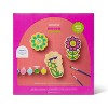 3ct Wood Flowers Painting Craft Kit- Mondo Llama™ - 3 of 3