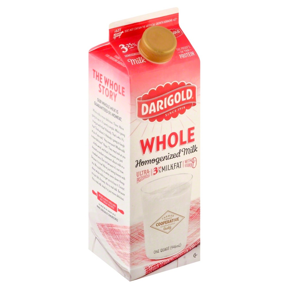 WHOLE HOMOGENIZED MILK