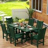 WestinTrends 7 Piece Outdoor Patio Dining Set Outdoor Table and Armchair Set - 2 of 2