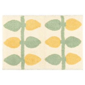 Unique Bargains Soft Plush Bath Mats Non-Slip Printing Quick Dry Reversible Microfiber Bathroom Mat - 1 of 4