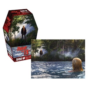 NMR Distribution Friday The 13th Coffin Box 500 Piece Jigsaw Puzzle - 1 of 4