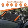 46"x36"x5" Roof Rack Cargo Basket 200 LBS Capacity Universal Fit With Extension - 4 of 4