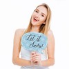 Big Dot of Happiness Funny Winter Wonderland - Snowflake Holiday Party and Winter Wedding Photo Booth Props Kit - 10 Piece - 3 of 4
