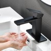 Cobbe Single Handle Bathroom Sink Faucet for Vanity Single-Hole Installation Basin Faucet with Pop-Up Drain Matte Black - 3 of 4
