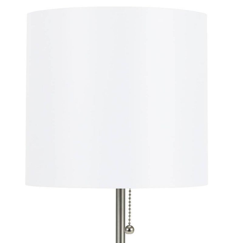 19&#34; Metal Stick Table Lamp with Pull Chain Silver - Cresswell Lighting, 4 of 10