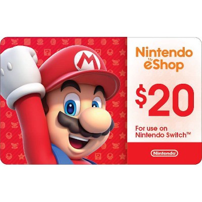 $20 Nintendo eShop Gift Card (Email Delivery)