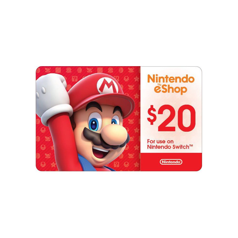 Nintendo eshop $20 gift card discount