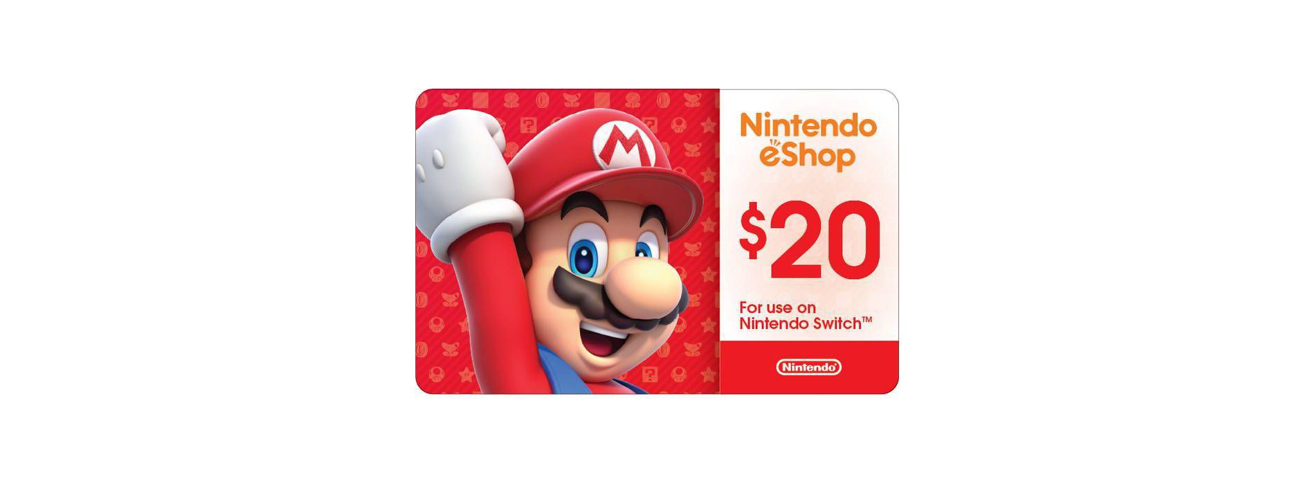 $20 Nintendo eShop Gift Card (Email Delivery)