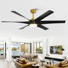 Airsurfer 65-in Windmill Color-Changing Integrated LED  with ABS Blades Ceiling Fan With Light - Remote Included ( 6 -Blade ) - 2 of 4