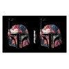 Star Wars Boba Fett Floral Print Helmet Stainless Steel Water Bottle - 2 of 3