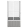 vidaXL Bird Cage Gray 43.7 in.x42.1 in.x83.3 in. Galvanized Steel - 3 of 4