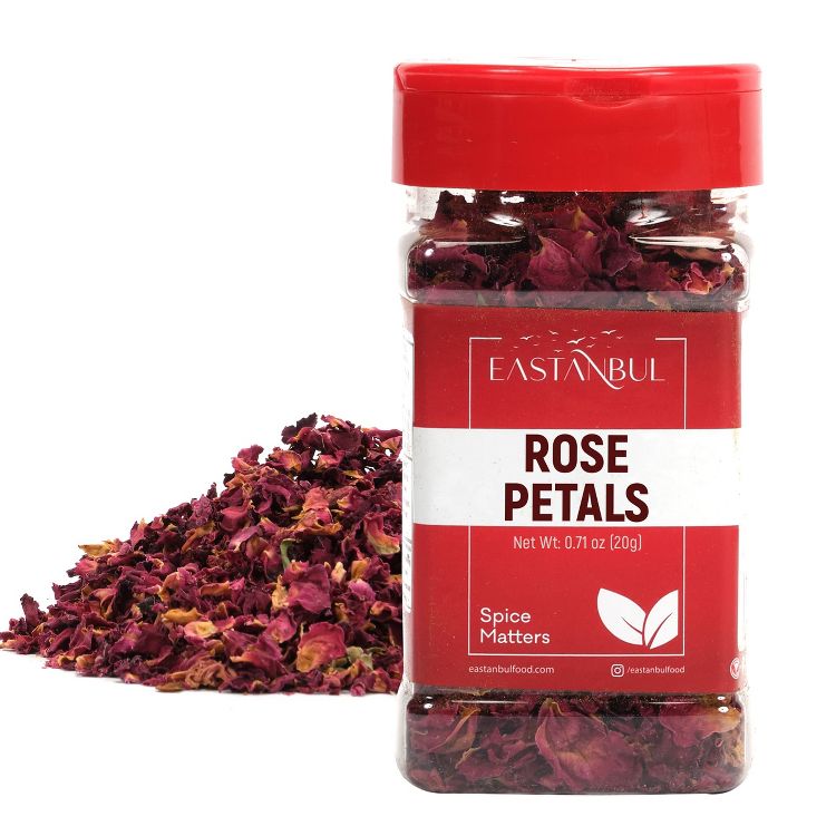 Eastanbul Dried Rose Petals, Premium Edible Rose Petals, 0.71oz, 1 of 9