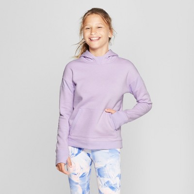 girls lilac hoodie