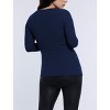 Women's Square Neck Rib Knit Long Sleeve Tee | Motherhood Maternity - 2 of 4