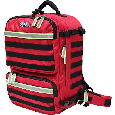 Kemp USA Premium Rescue & Tactical EMS Bag  Red