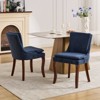 NicBex Dining Chair Set of 2 Modern Kitchen Armless Chairs with Cushion Seats and Backrest for Dining Room,Kitchen - 2 of 4
