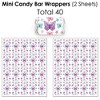 Big Dot of Happiness Beautiful Butterfly - Floral Baby Shower or Birthday Party Candy Favor Sticker Kit - 304 Pieces - 3 of 4