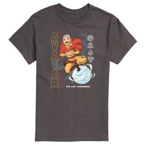 Men's - Avatar: The Last Airbender - Aang Air Bending Short Sleeve Graphic T-Shirt - 1 of 4
