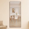 PAGED Rectangle Full Length Mirror,Leaning Floor Full Body Mirror with Solid Wood Frame,Suitable for Bedroom or Cloakroom - 2 of 4
