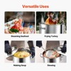 VEVOR Stainless Steel Stockpot, 53 Quart Large Cooking Pots, Cookware Sauce Pot with Lid, and Handle, Sanding Treatment, Silver - 4 of 4