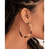 SHINE by Sterling Forever Twist Resin Hoops - 2 of 2