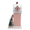 Cody Foster 14.5 Inch Merry Christmas House Light Up Vintage Look Holiday Village Buildings - 3 of 4