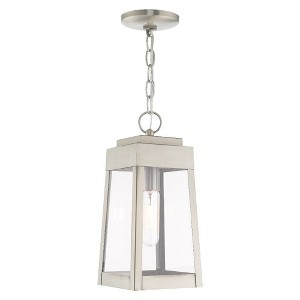 Livex Lighting Oslo 1 - Light Pendant in  Brushed Nickel - 1 of 2